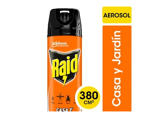 Raid aerosol Casa y Jardin