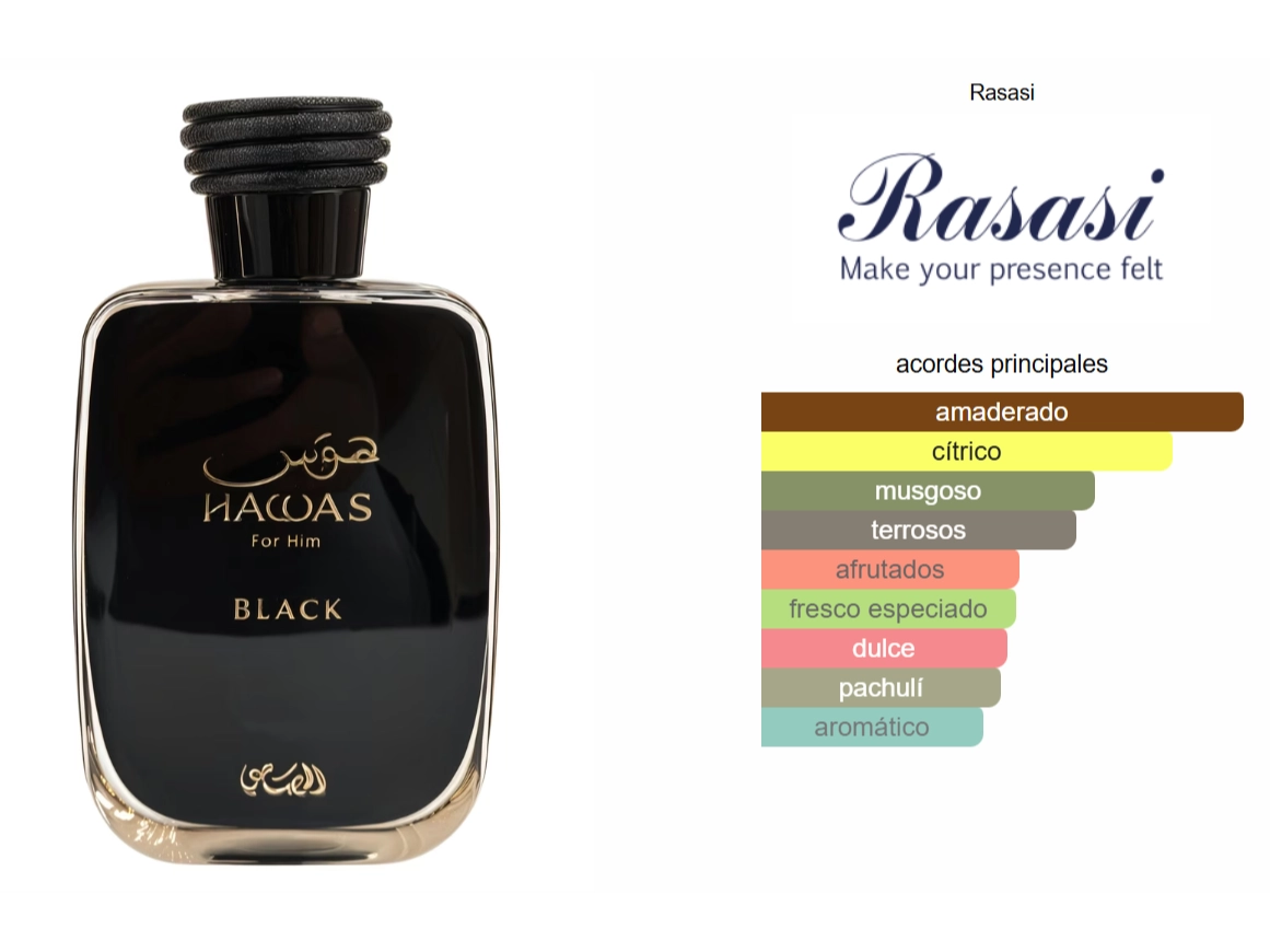 Hawas Black 100ml Masculino