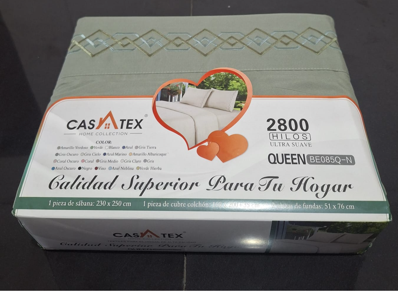 SABANAS CASATEX 2800 HILOS BORDADA