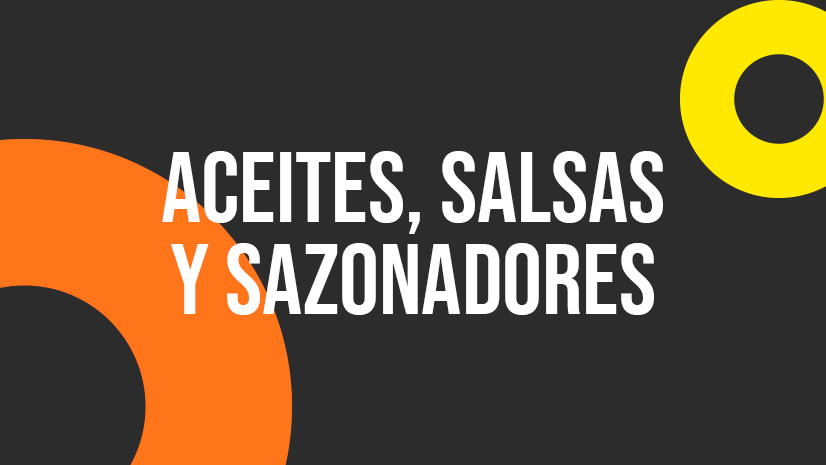 Aceites, Salsas y Sazonadores