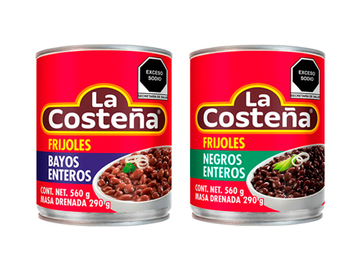 La Costeña Frijoles Enteros de Lata