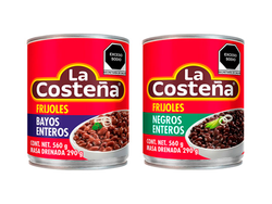 La Costeña Frijoles Enteros de Lata
