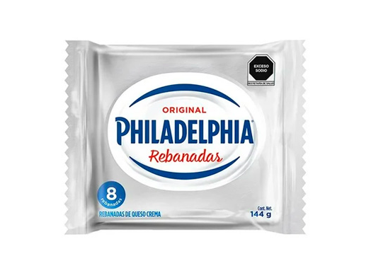 Queso Crema Philadelphia Rebanadas