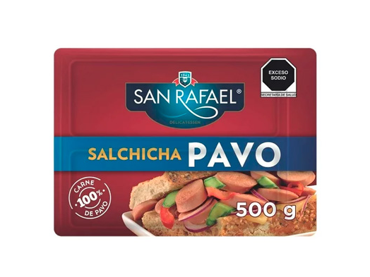 Salchicha Pavo San Rafael 500g