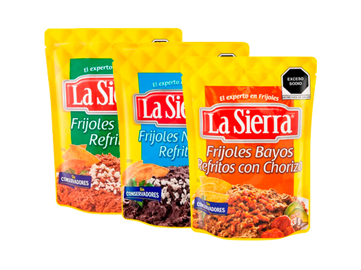 La Sierra Frijoles Refritos Bolsa