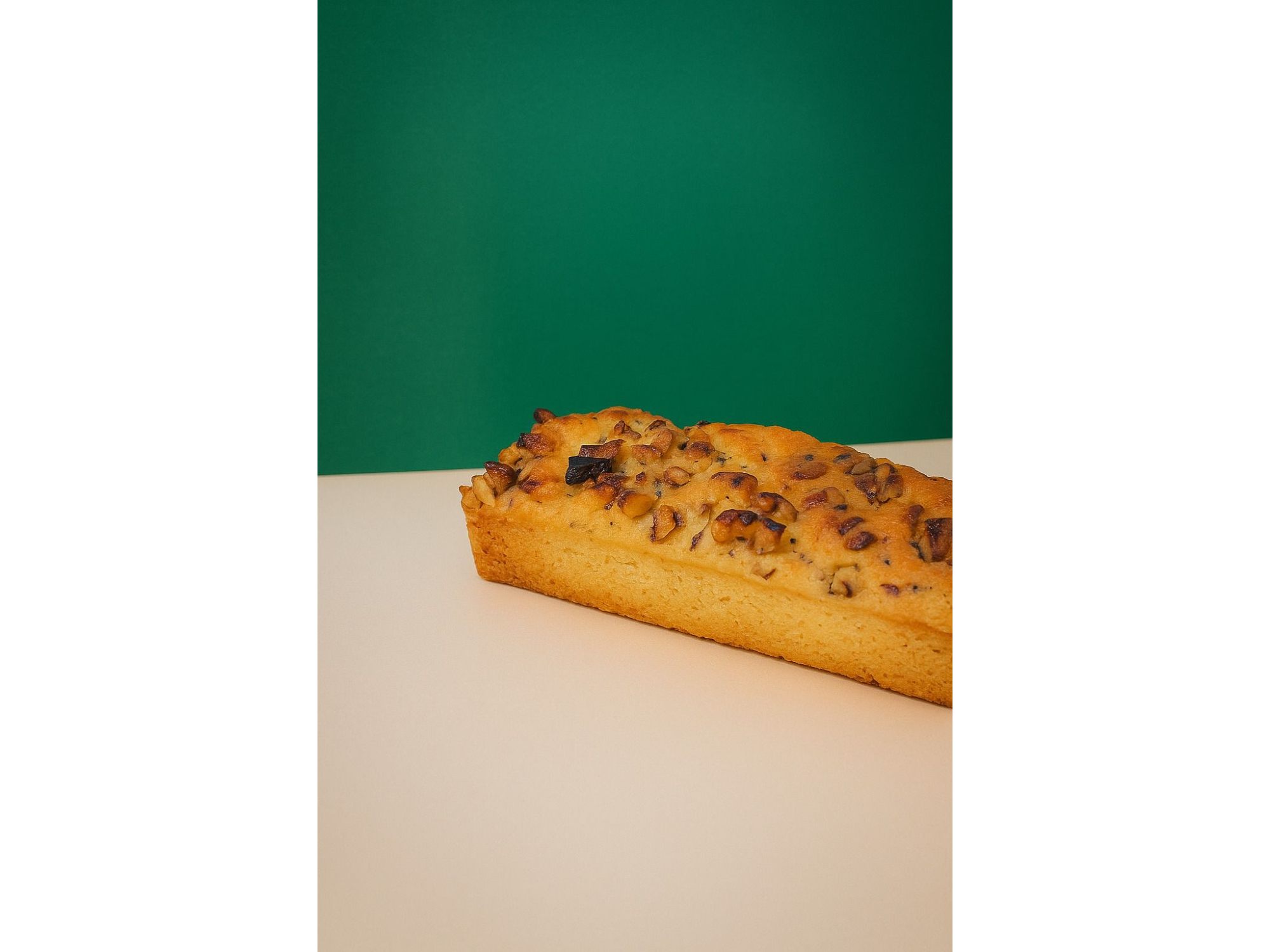 Budin keto de Vainilla y Nueces