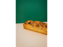 Budin keto de Vainilla y Nueces