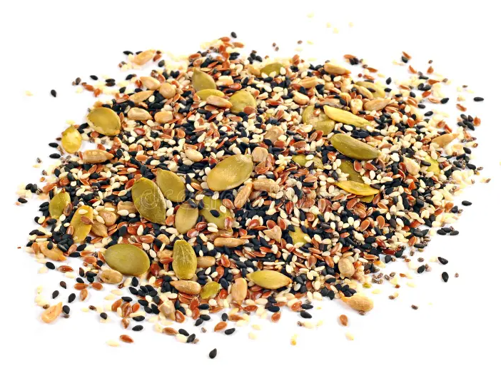 Mix de semillas de lino, girasol, sésamo, chía y calabaza x 100gr.