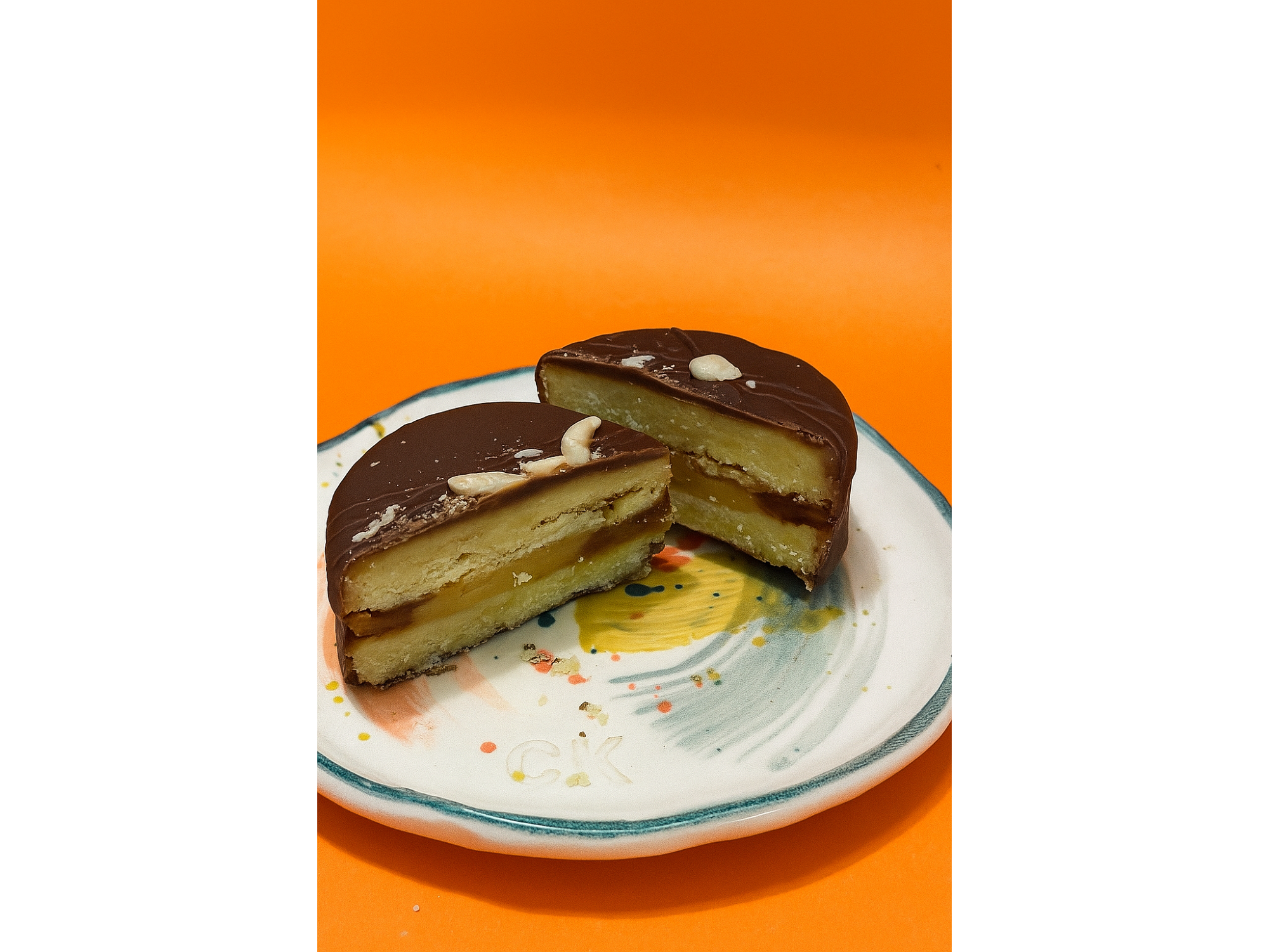 Alfajores low carb block