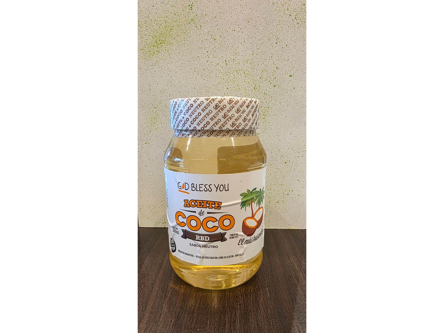 Aceite de coco neutro x 500 cc