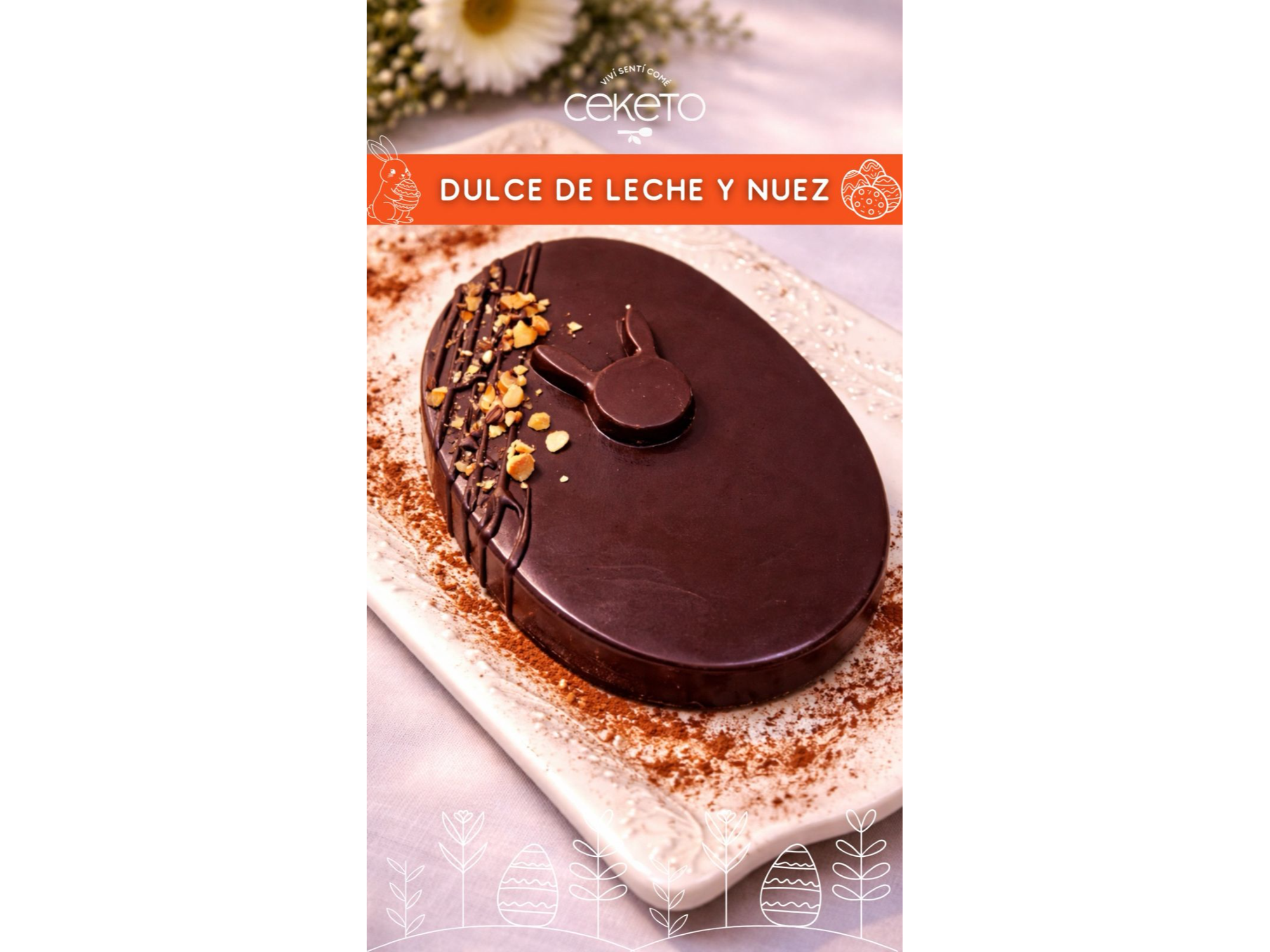 HUEVOS DCE LECHE Y NUEZ