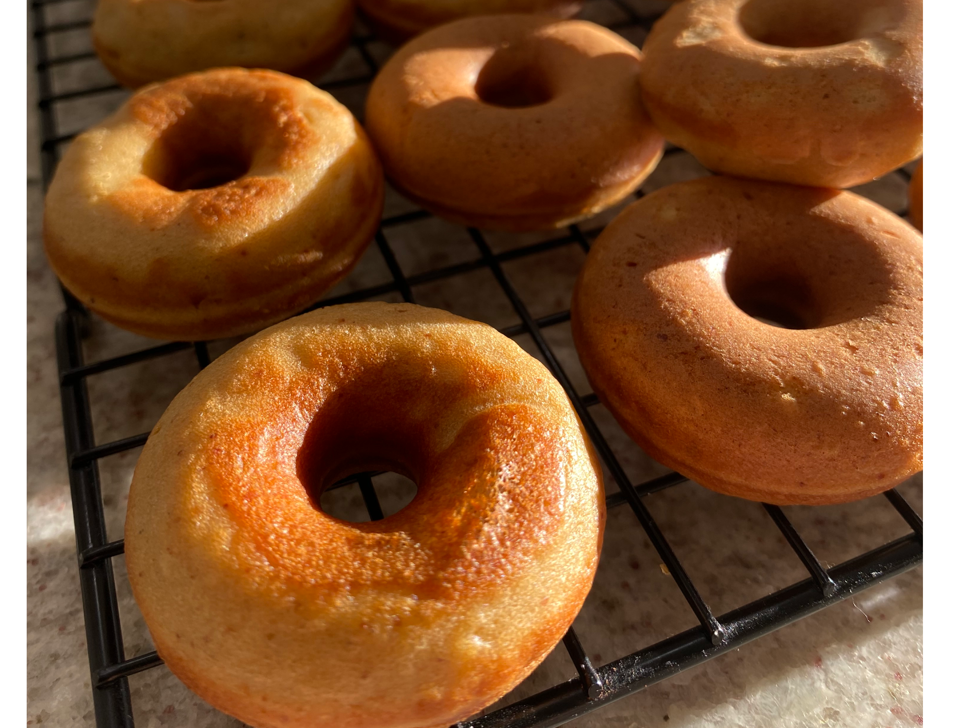 Donitas de naranja y almendra