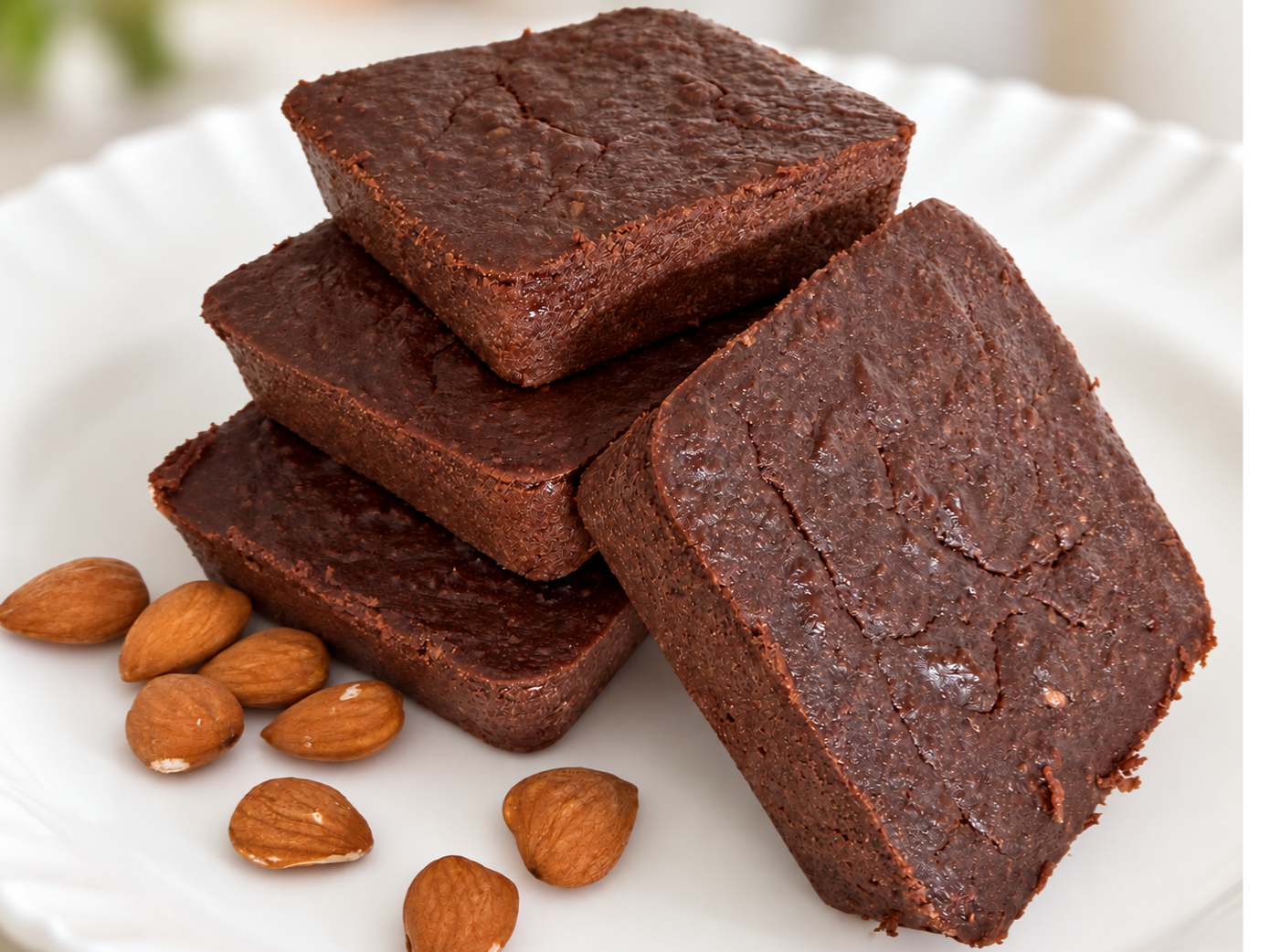 Brownie de cacao y manzana