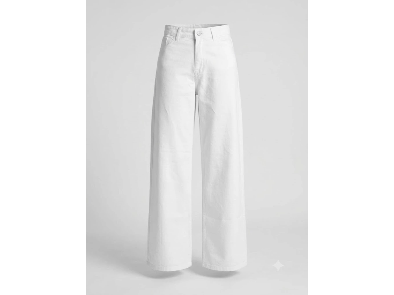 EXTRA WIDE LEG TIRO ALTO CRUDO