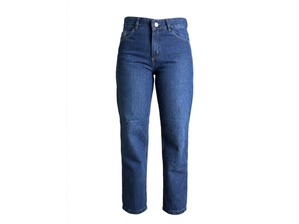 MOM RECTO TIRO MEDIO AZUL de Cuerda jeans & co