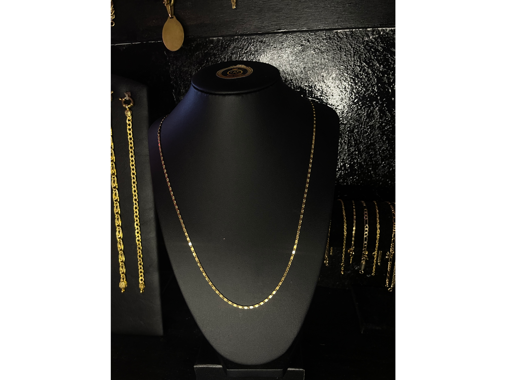 Cadena Caracol Aplastada  Fina