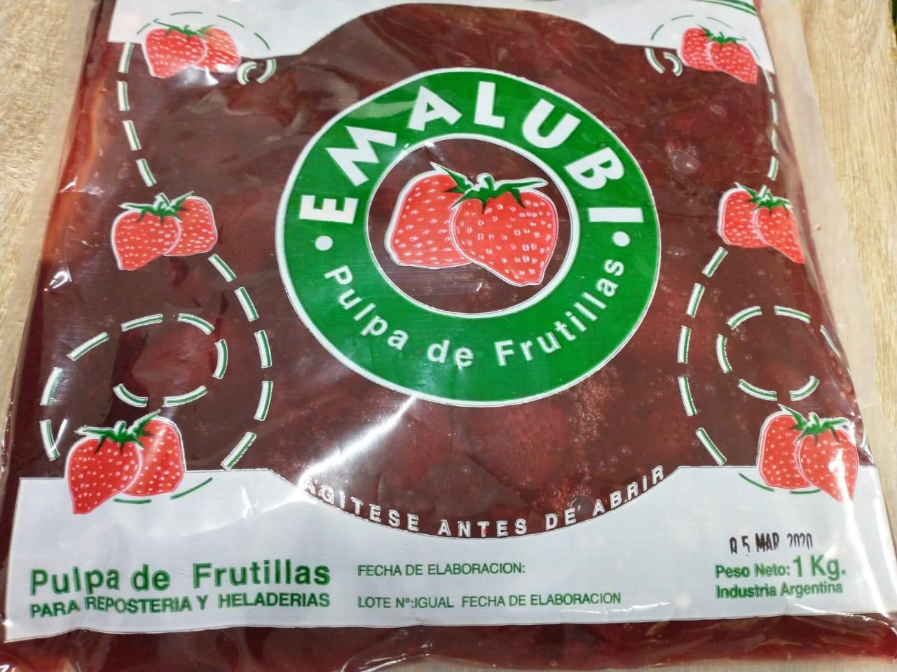 Frutilla pulpa x1kg