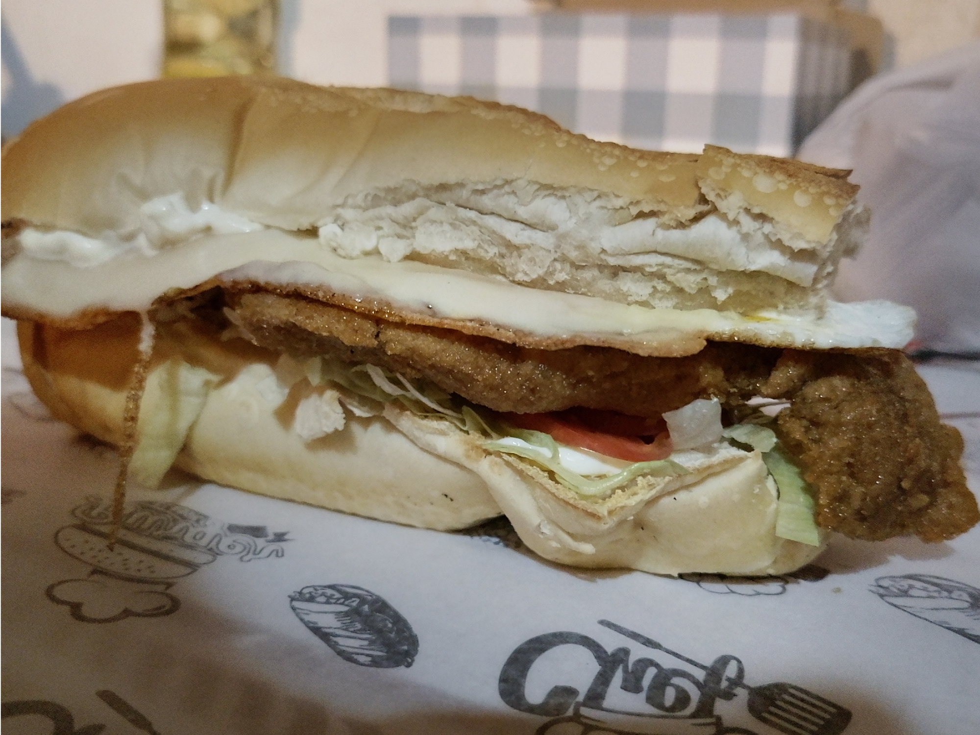 Sandwich milanesa carne