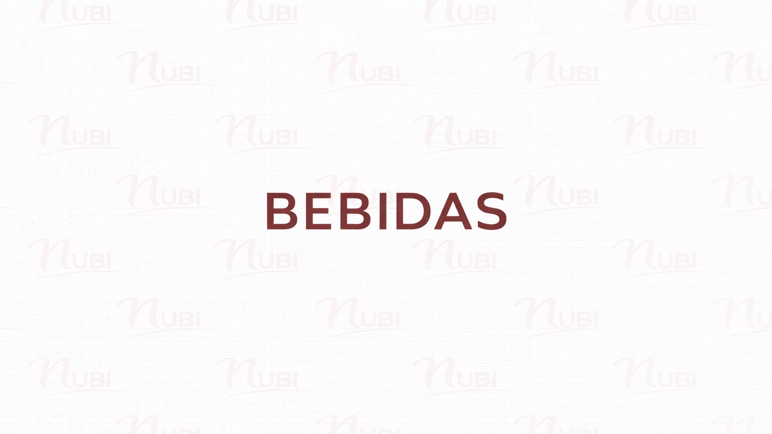 BEBIDAS