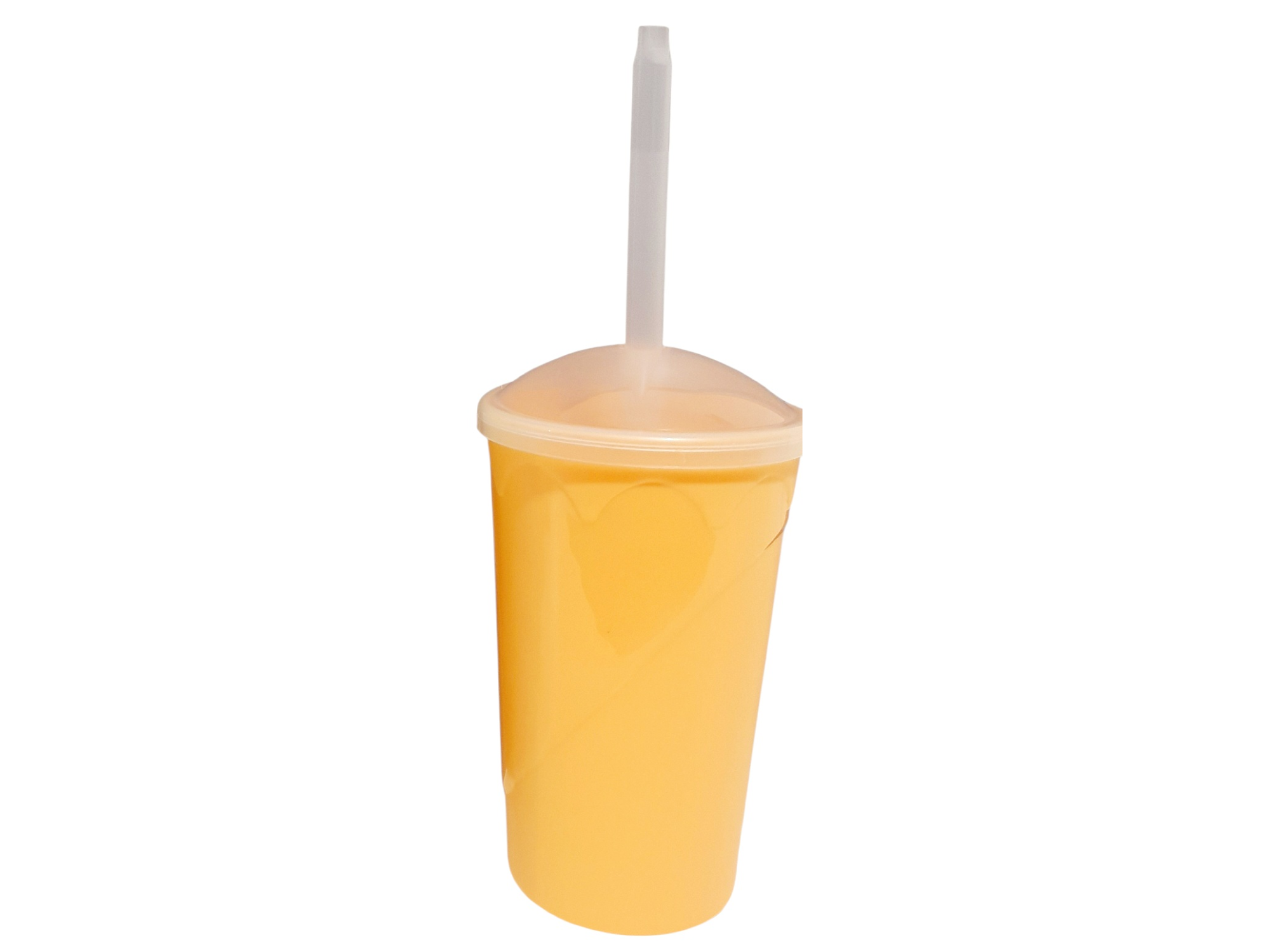 VASO PLÁSTICO C/ TAPA Y SORBETE