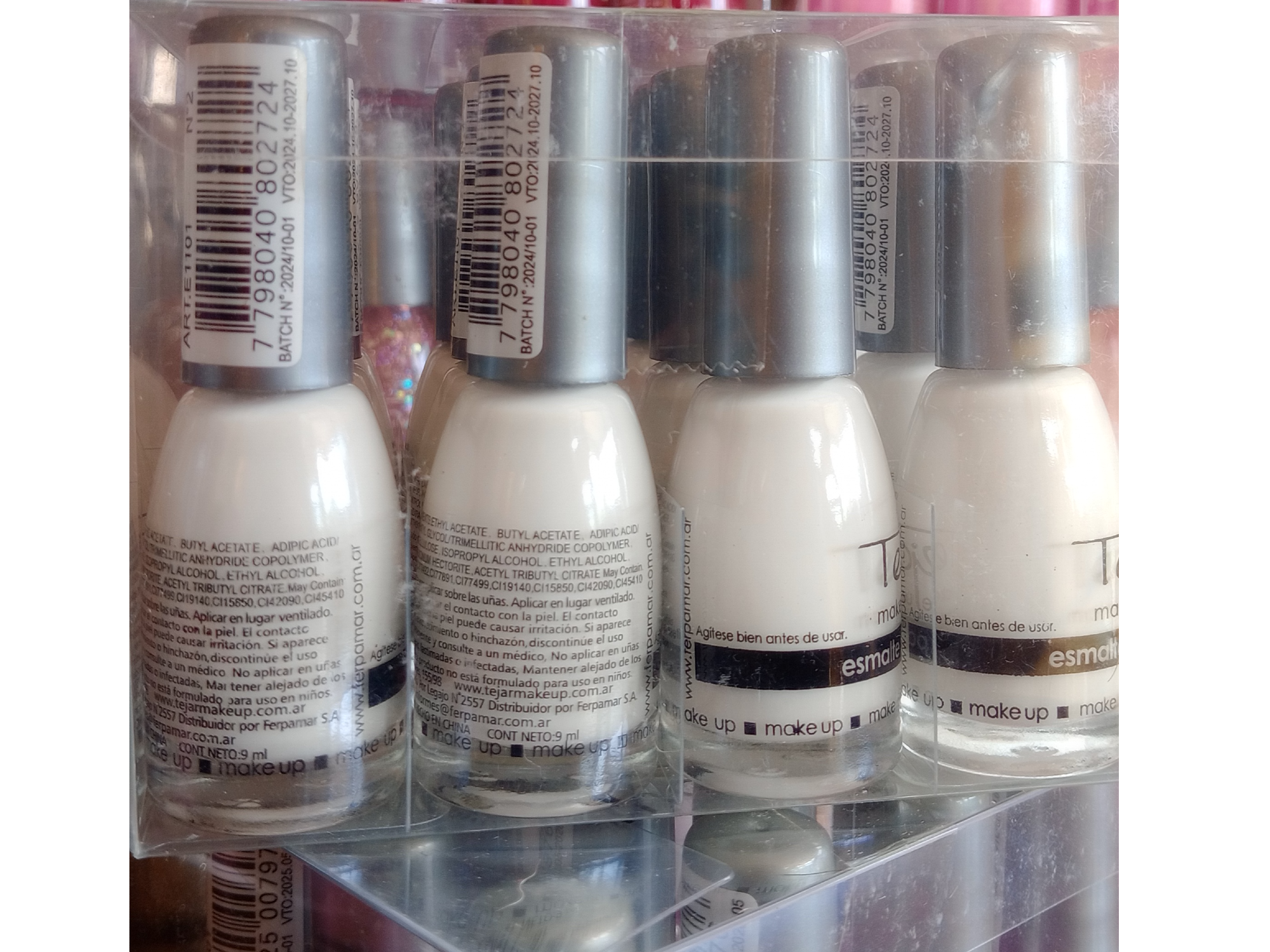 ESMALTE  x 12  "Tejar" Blanco