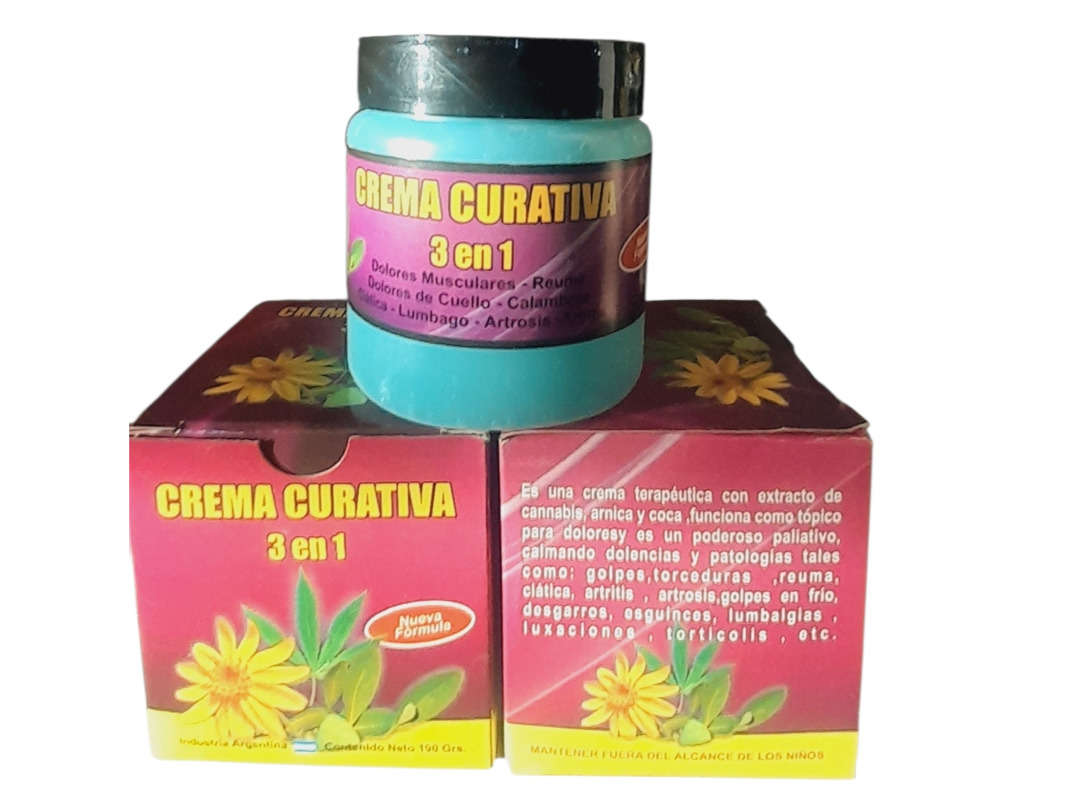 CREMA CURATIVA 3en 1