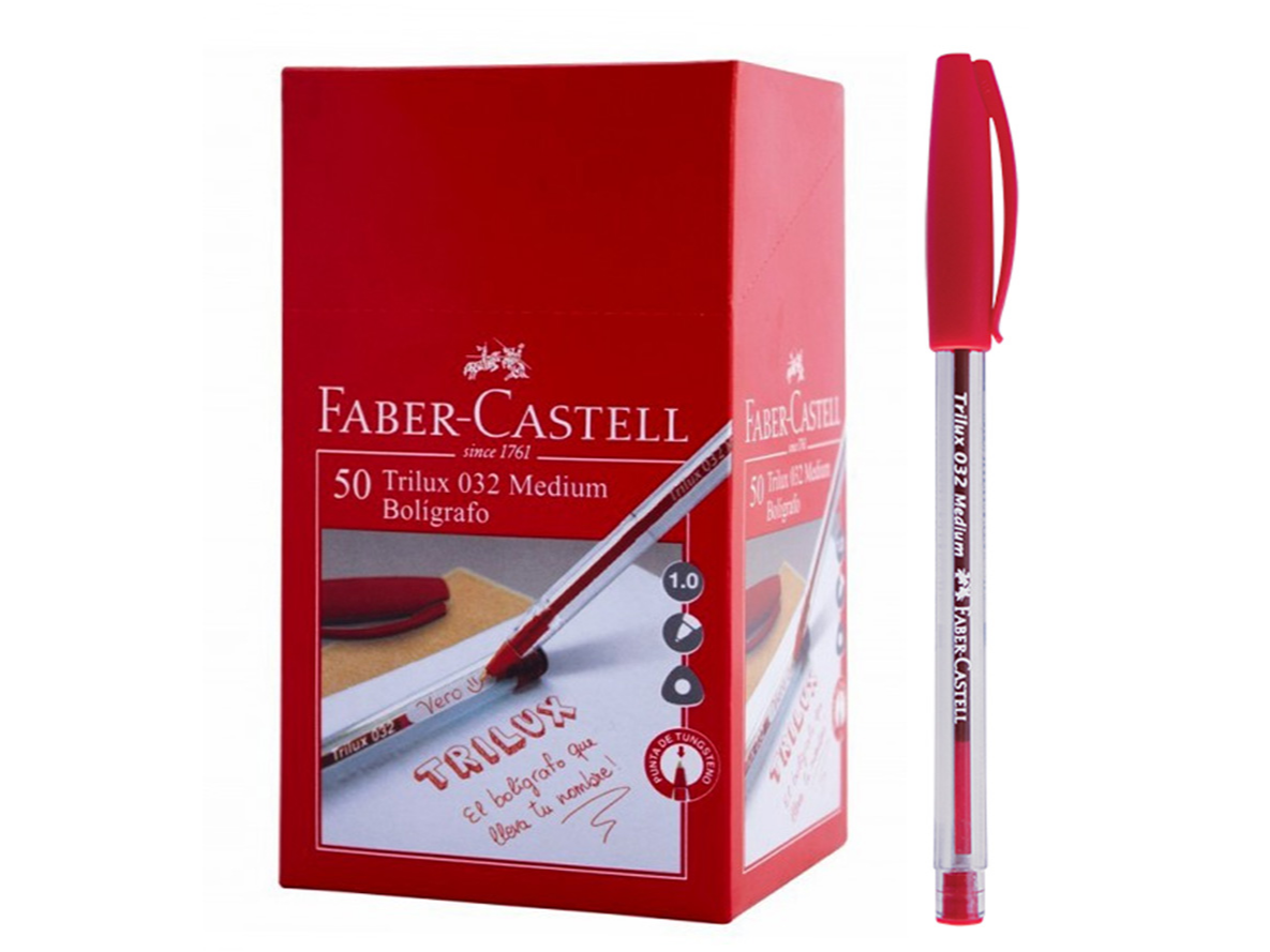 BOLIGRAFO “FABER” ROJO