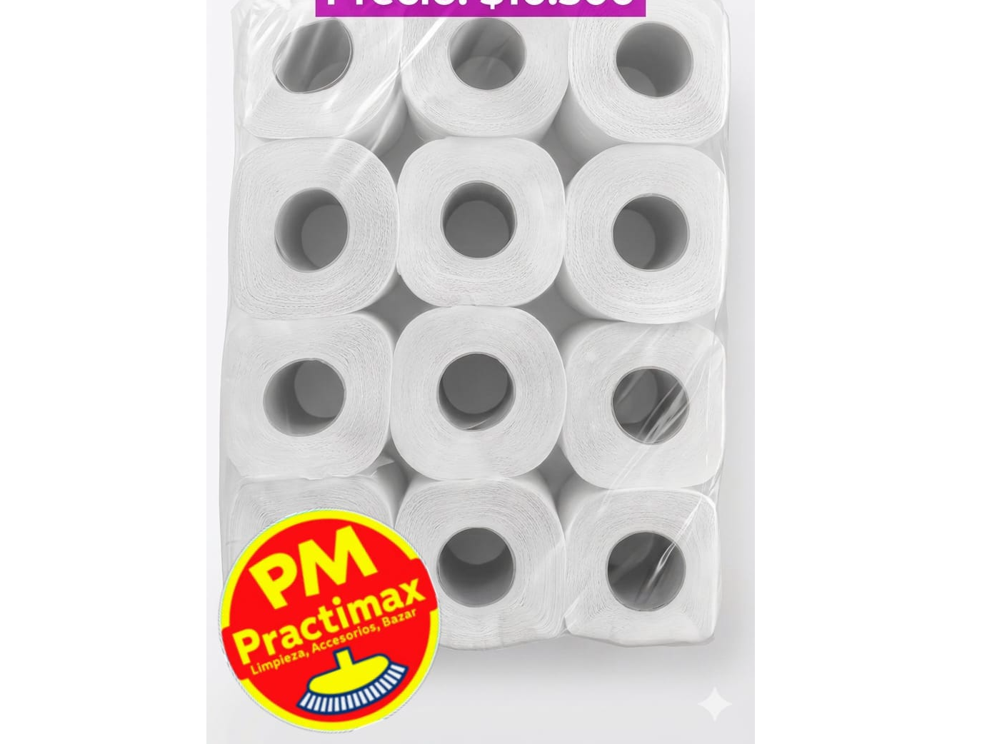 PAPEL BLANCO DESNUDO  24x80