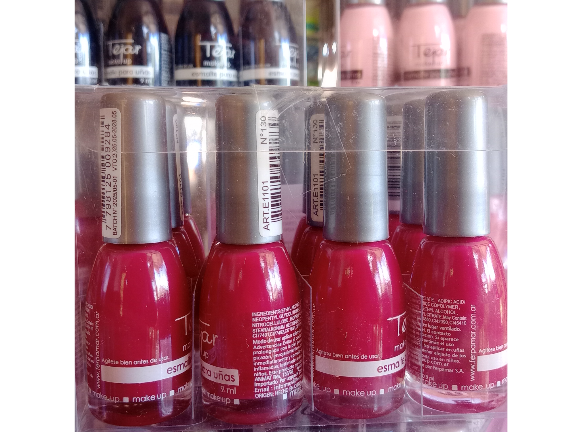 ESMALTE x 12"Tejar" Rosa oscuro