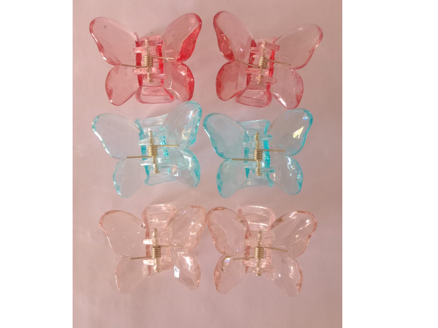 BROCHE CHICO MARIPOSA CRISTAL X 12