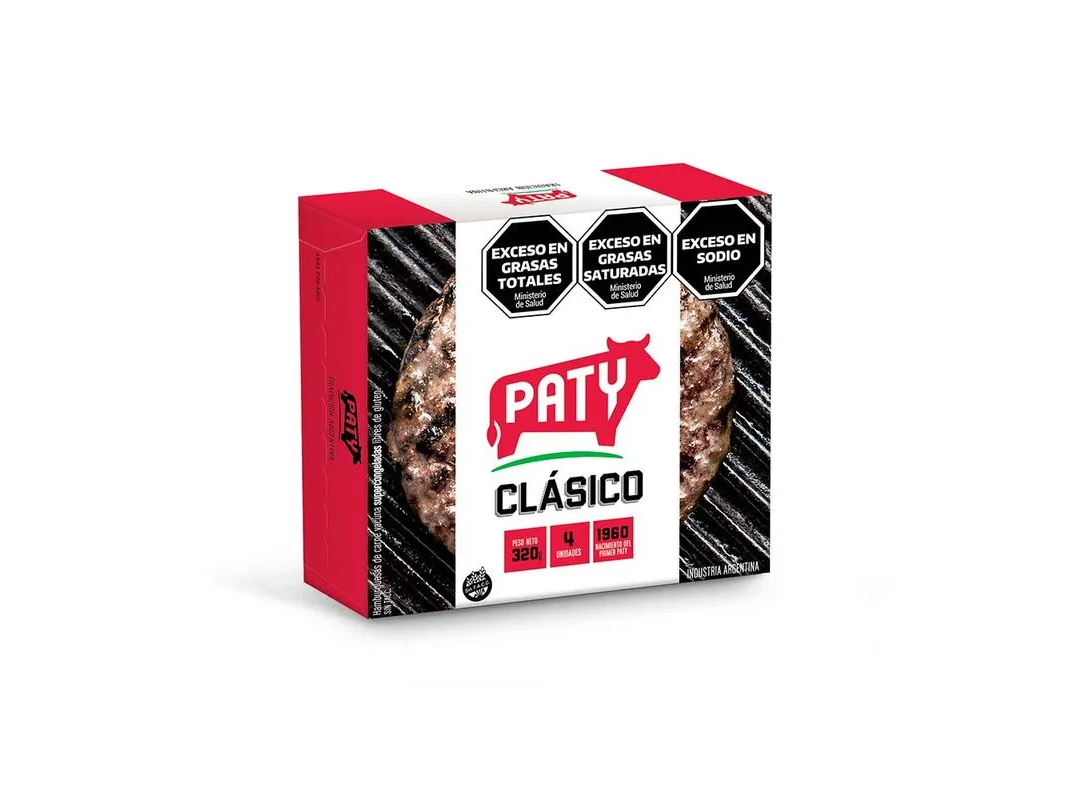Hambur Paty De Carne 4 U - 320 Gr