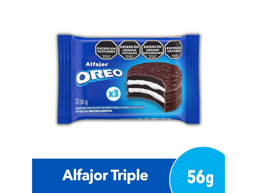 Alfajor Oreo Triple 56 Gr