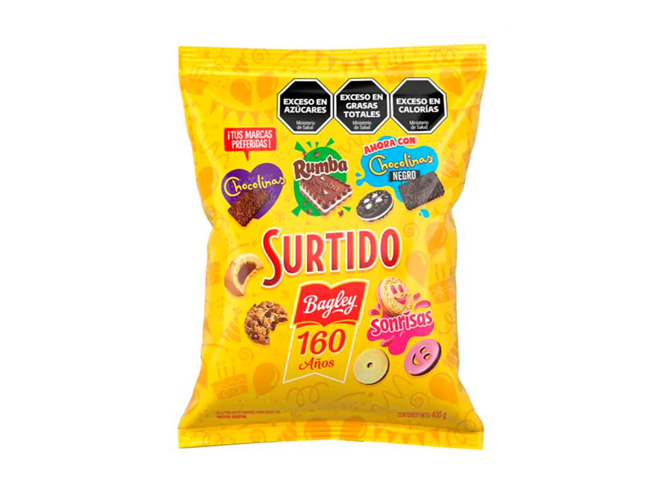 Galletitas Surtido Bagley 400 Gr