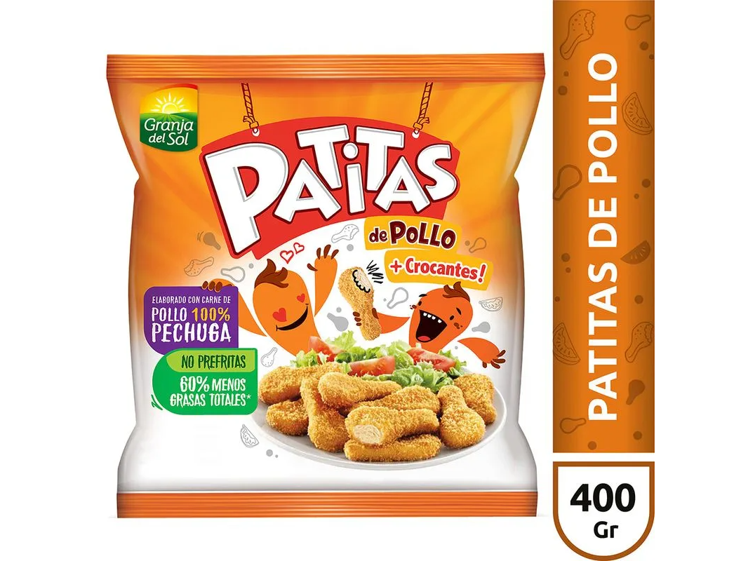 Patitas De Pollo Granja Del Sol 400 Gr de Puni