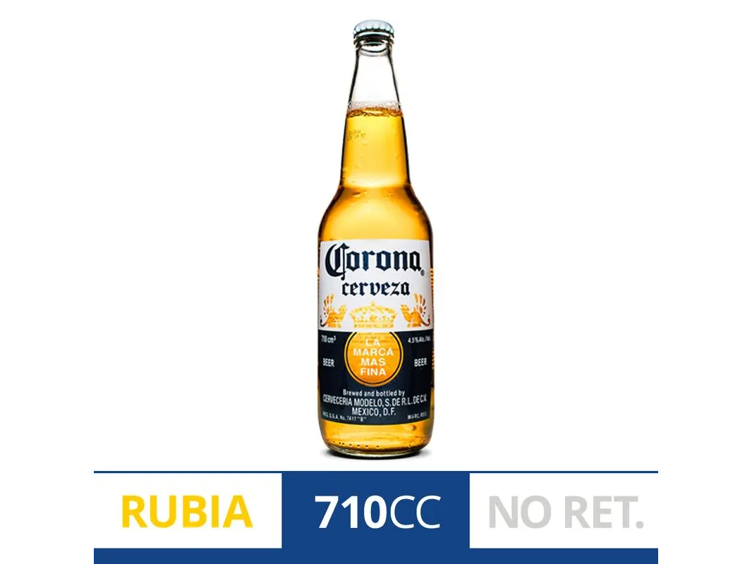 Cerveza Rubia 710ml Corona