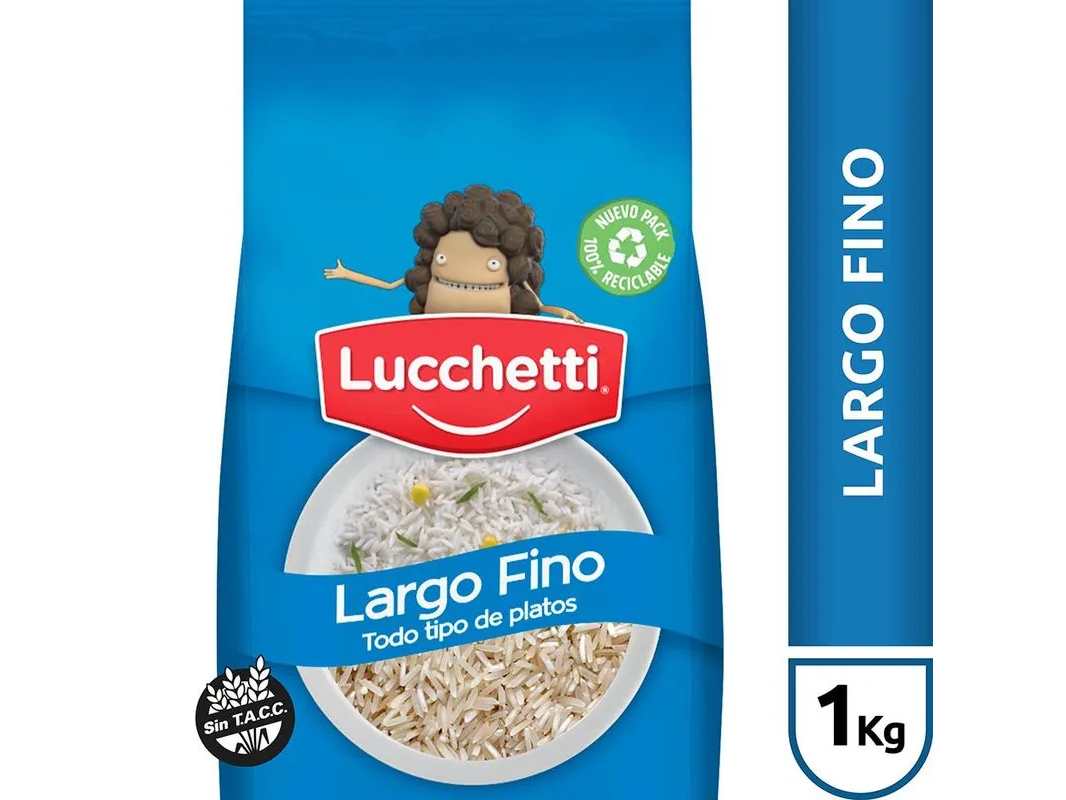 Arroz Largo Fino Luchetti 1 Kg