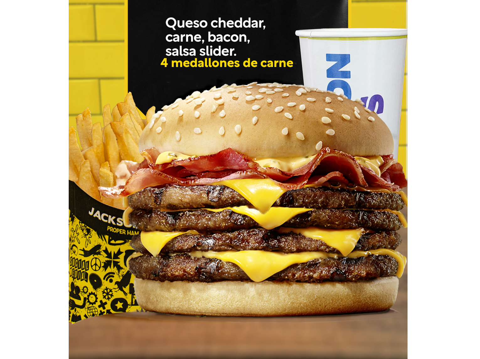 COMBO JK'S SLIDER CUÁDRUPLE