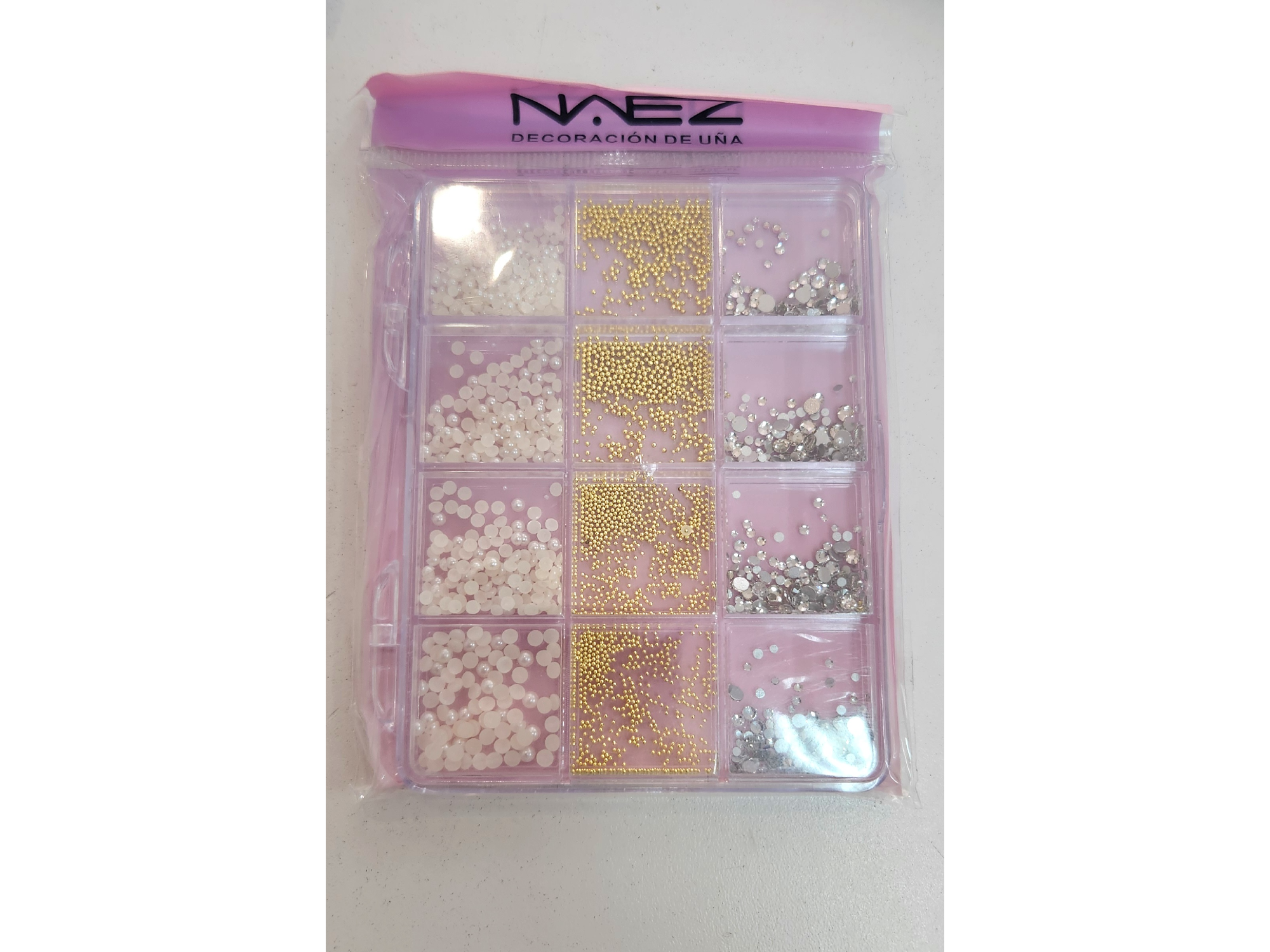 Mix deco perlas+caviar+strass