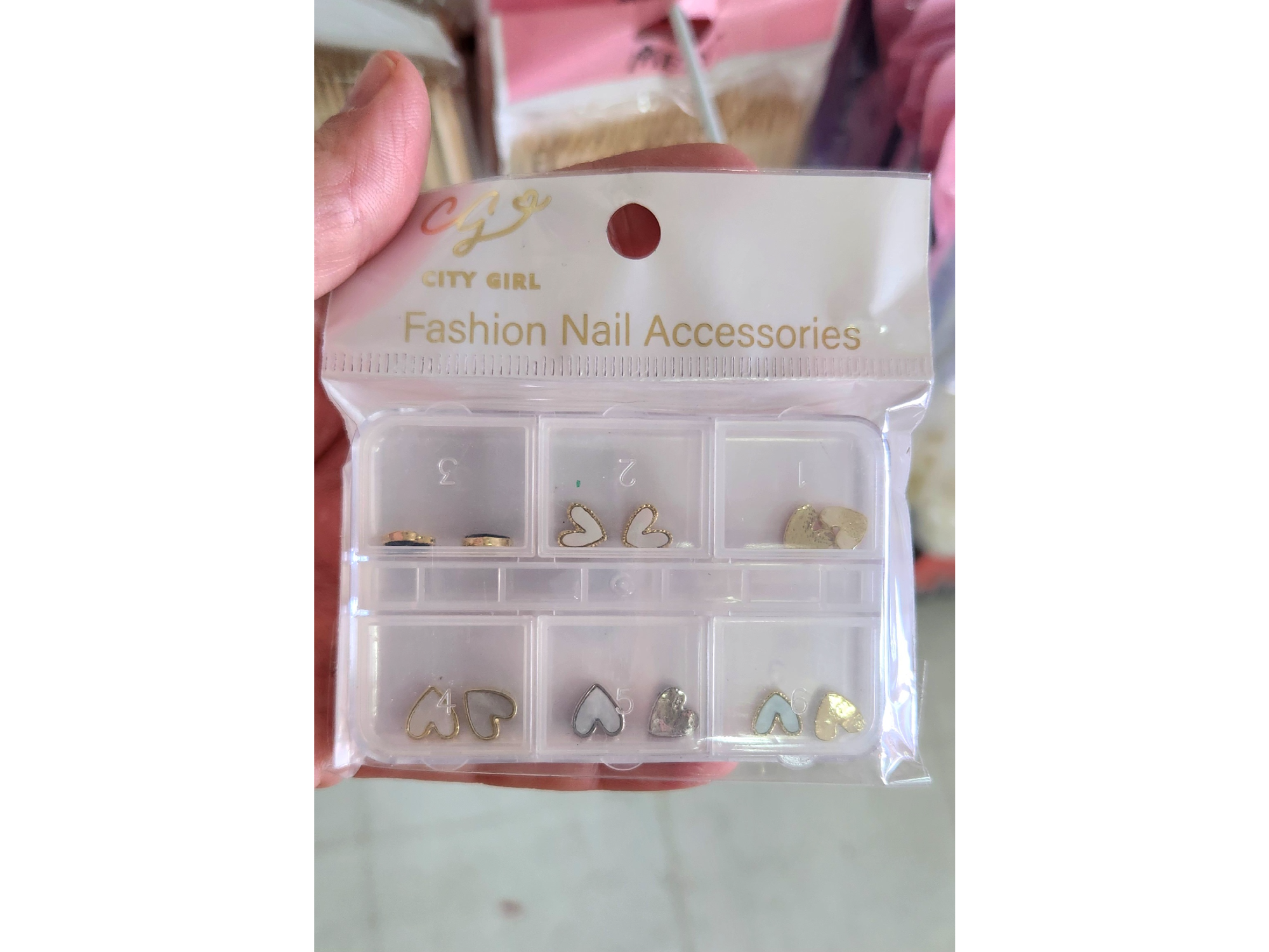 City Giril Strass Corazon-Flor-Mariposa