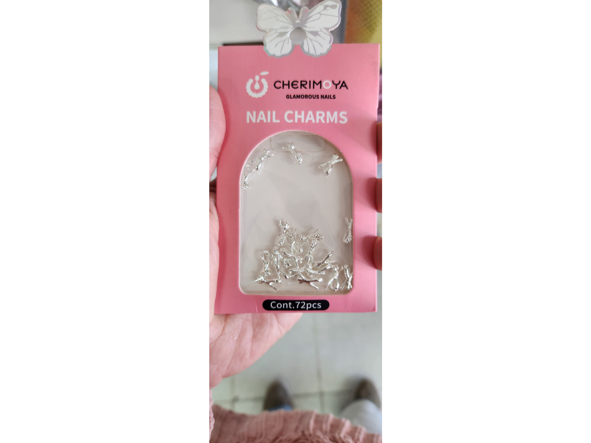 Cherimoya Deco Moños Plateados