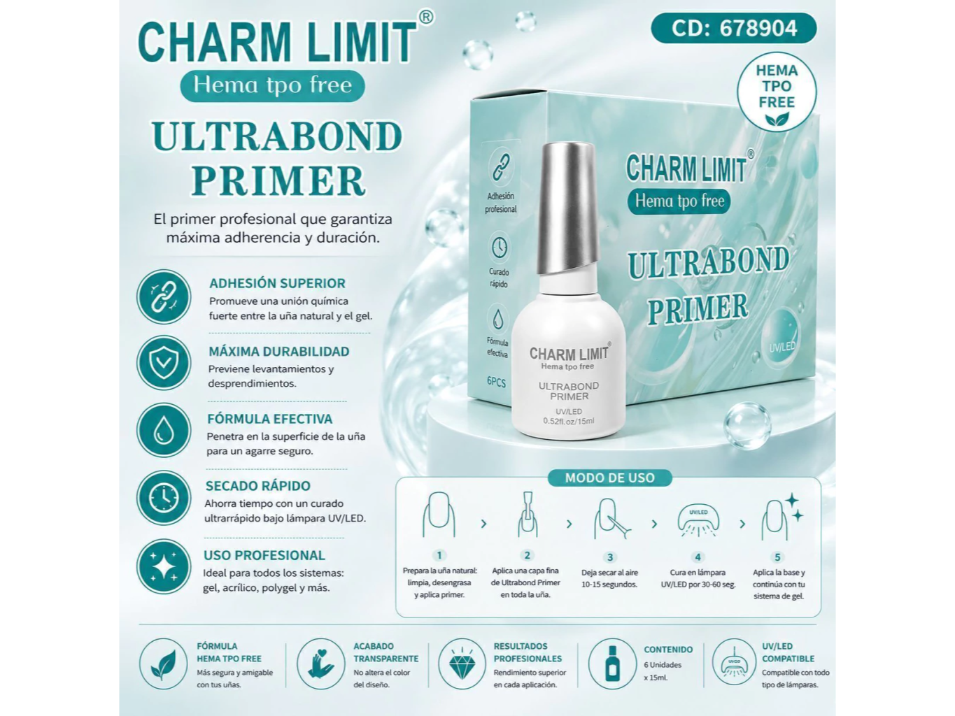 Charm Limit Ultrabond x 15 ml