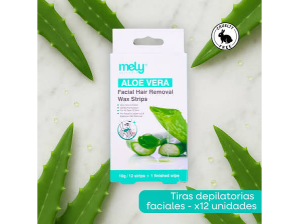 Mely Bandas depilatorias faciales  x 12 bandas