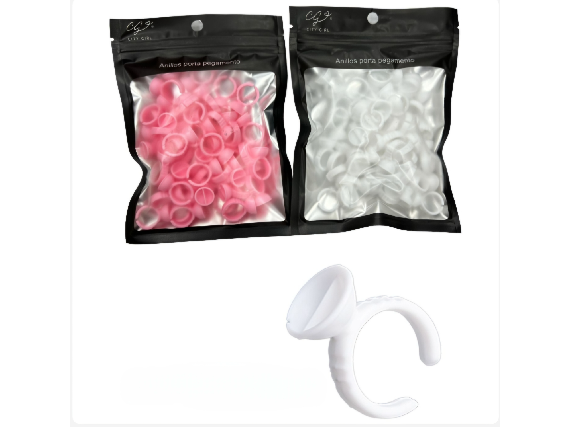 City Girl Anillo porta pegamento