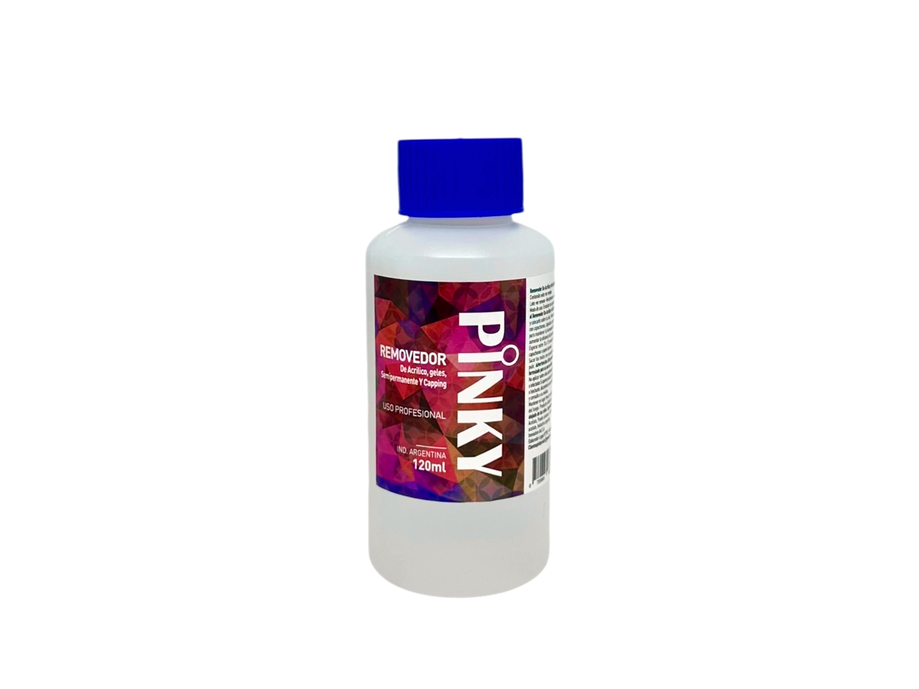 Pinky Removedor de acrilico, geles,semipermanente y capping x 120 ml