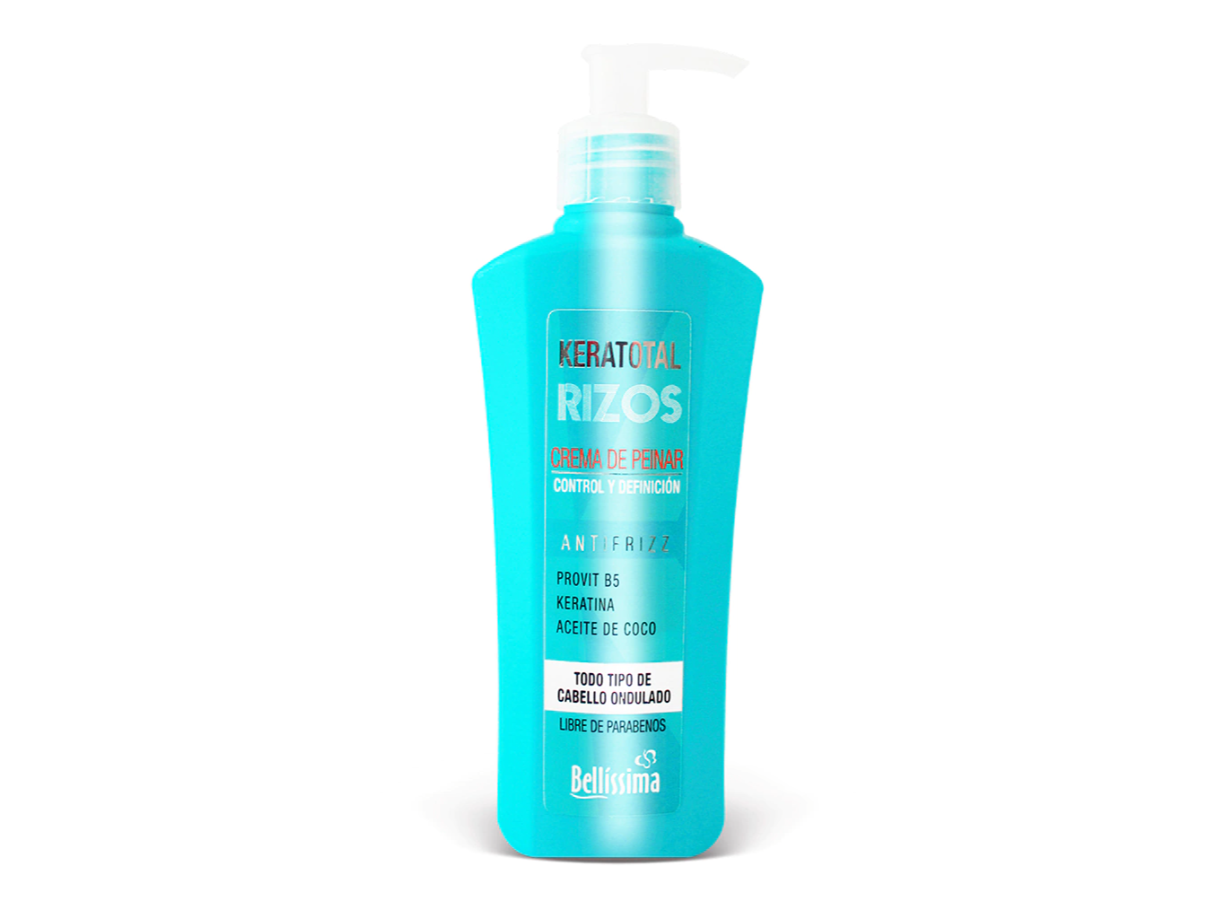 Bellissima Crema Para peinar Keratotal Rizos x 270 ml