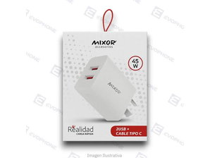 Cargador Mixor 45W tipo C de AYSACELL