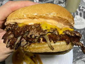 Oklahoma simple (con papas) de Mario's Burger