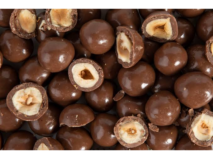 Avellanas con chocolate