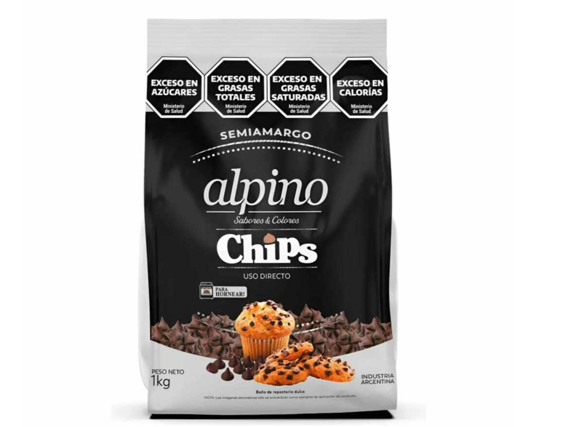 Chips de chocolate Alpino