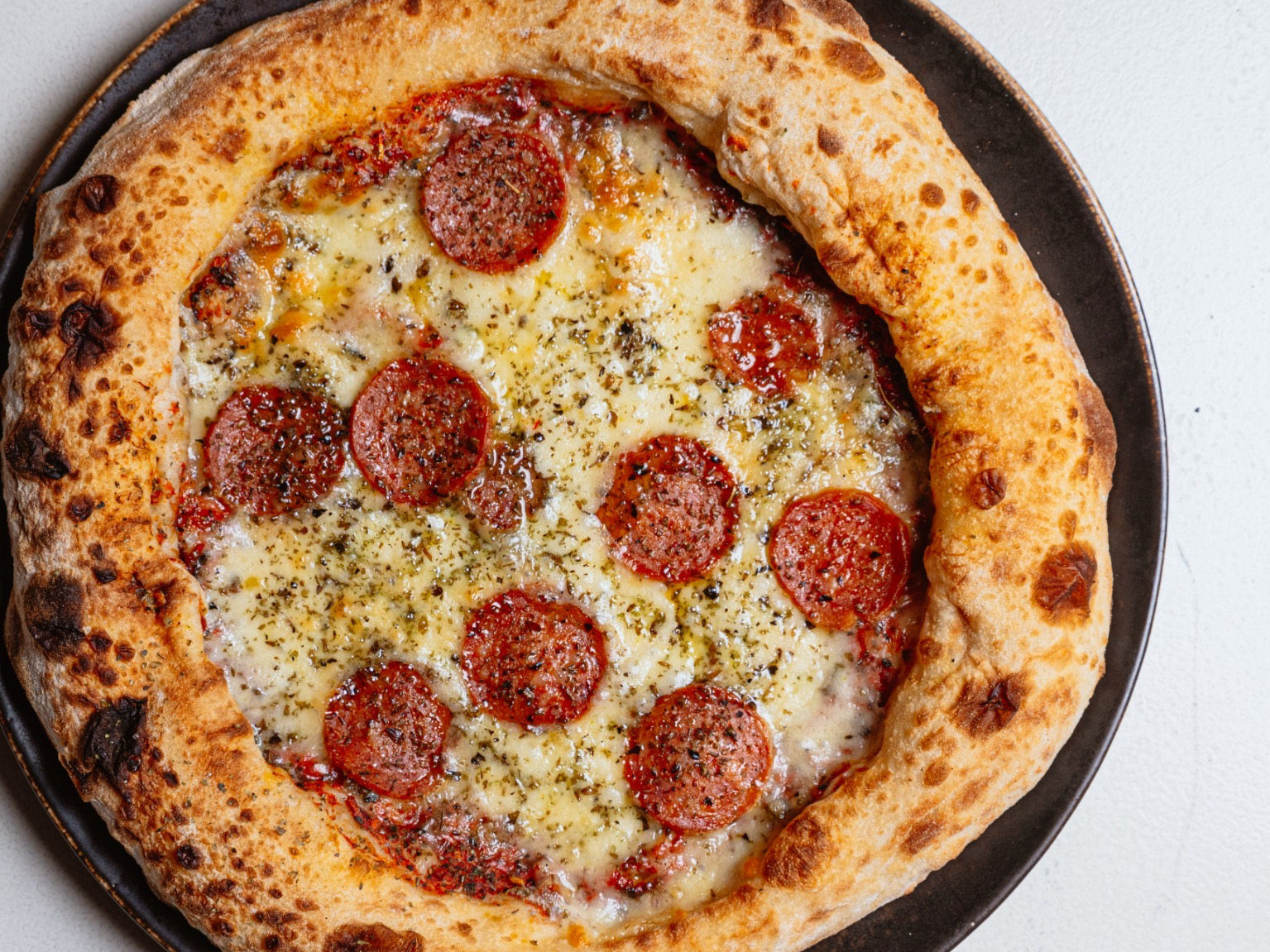 Pizza peperoni (para 2 personas )